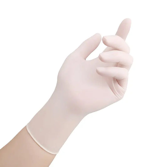 Powder-Free Disposable Latex Gloves (10 boxes of 100)